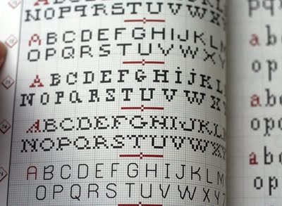Cross Stitch Letters Bible