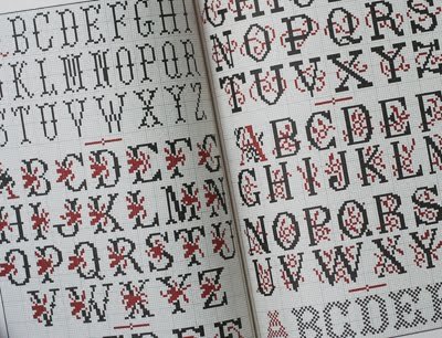 Cross Stitch Letters Bible