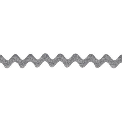 12,5 mm GREY ric rac