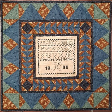 FC 1900 Sampler Quilt Blue edition