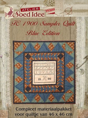 FC 1900 Sampler Quilt Blue edition