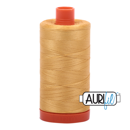 Aurifil Mako 28 2134 Spun Gold