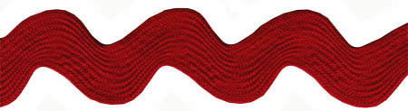 35 mm BARN RED ricrac