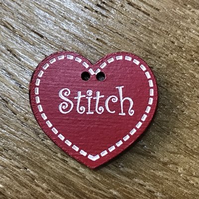 Rood hartje Stitch