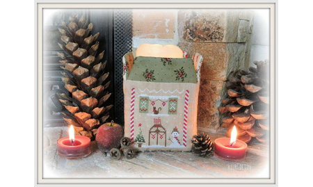 Photophore de Noël - Fleurs de Lin