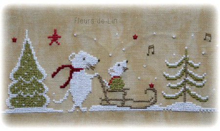Farandole de Souris- Fleurs de Lin