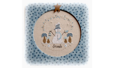 Snowly le petit bonhomme de neige - Fleurs de Lin
