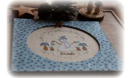 Snowly le petit bonhomme de neige - Fleurs de Lin