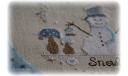 Snowly le petit bonhomme de neige - Fleurs de Lin