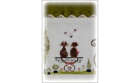 Farandole de chats- Fleurs de Lin