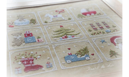 Noël sous le sapin- Fleurs de Lin