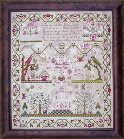 Elizabeth Weston Sampler - Hands Across the Sea Samplers