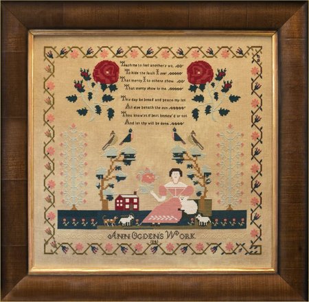Ann Ogden 1844- Hands Across the Sea Samplers