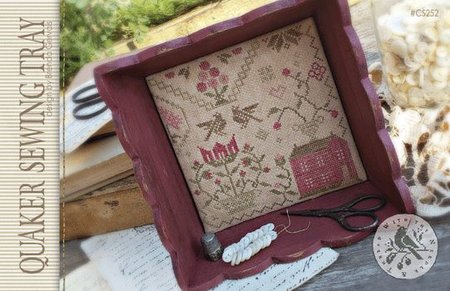 Quaker Sewing Tray- With Thy Needle and Thread