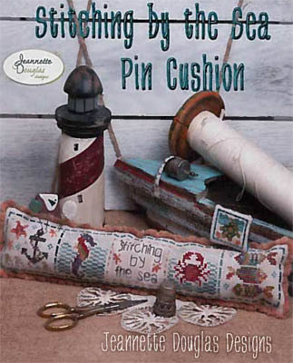 Stitching by the Sea Pincushion-Jeannette Douglas Designs