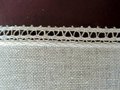  10 cm natural/white lace edge