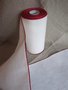  20 cm Antique white with red edge