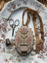 Pink Primrose Pin Disk-Stacy Nash Primitive Designs