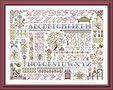 Sampler aux Fleurs - kleur