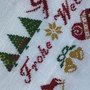 Der Weihnachtshirsch - Historische Stickmuster