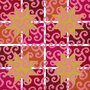 Sternennebel - Four Christmas stars - Historische Stickmuster