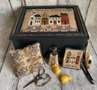 The Welcome Street Sewing Box & Pillow - Mani di Donna