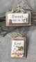 Kit 2 mini tags "Kind as a bee"