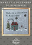 Make it a December to Remember pattern - PDF download