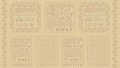 Threads That Bind Parchment Garden Party Sampler