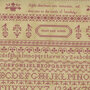 Threads That Bind Sampler Panel Rose 28000-22