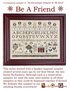 Be A Friend Sampler- NeedleWorkPress