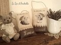 coussin de porte lapin - Le Lin d'Isabelle