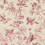 Coupon! Antoinette Birds and Butterflies Pearl Red 13950-11