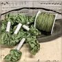 Aged Ribbon - Granny Green